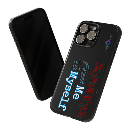 BlackOnion Brand New Phone Case - with Motivational Workout Motif’I’m proud of you ‘💪🔥🫵