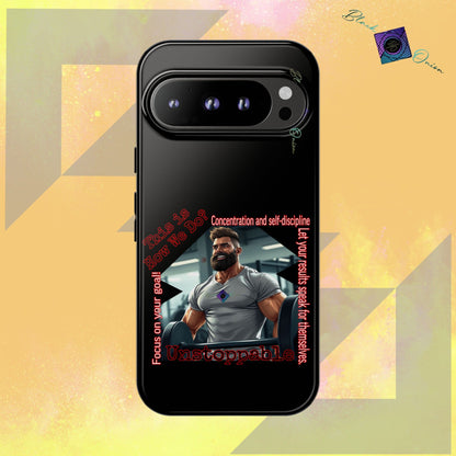 BlackOnion Brand New Phone Case - with Motivational Workout Motif’Unstoppable ‘💪🔥🫵