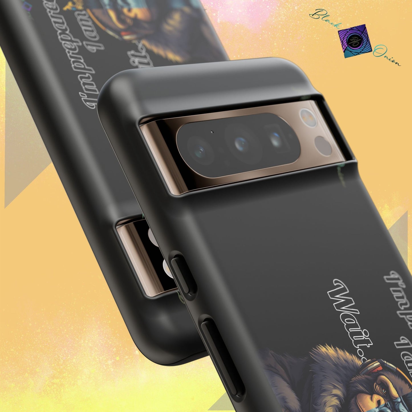 BlackOnion Brand New Phone Case - with Motivational Workout Motif’Victory 👑‘💪🔥🫵