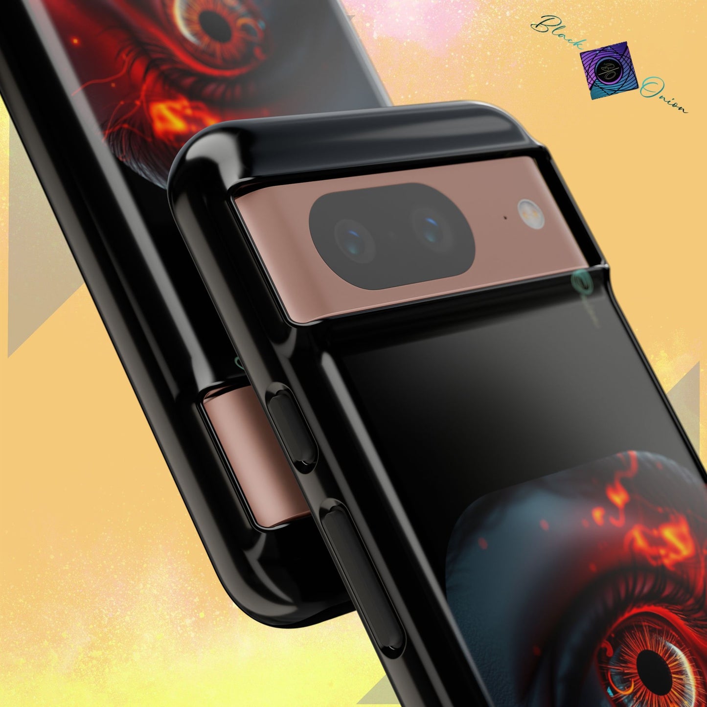 BlackOnion Brand New Phone Case - with Motivational Workout Motif ’Feel your power  ‘💪🔥🫵