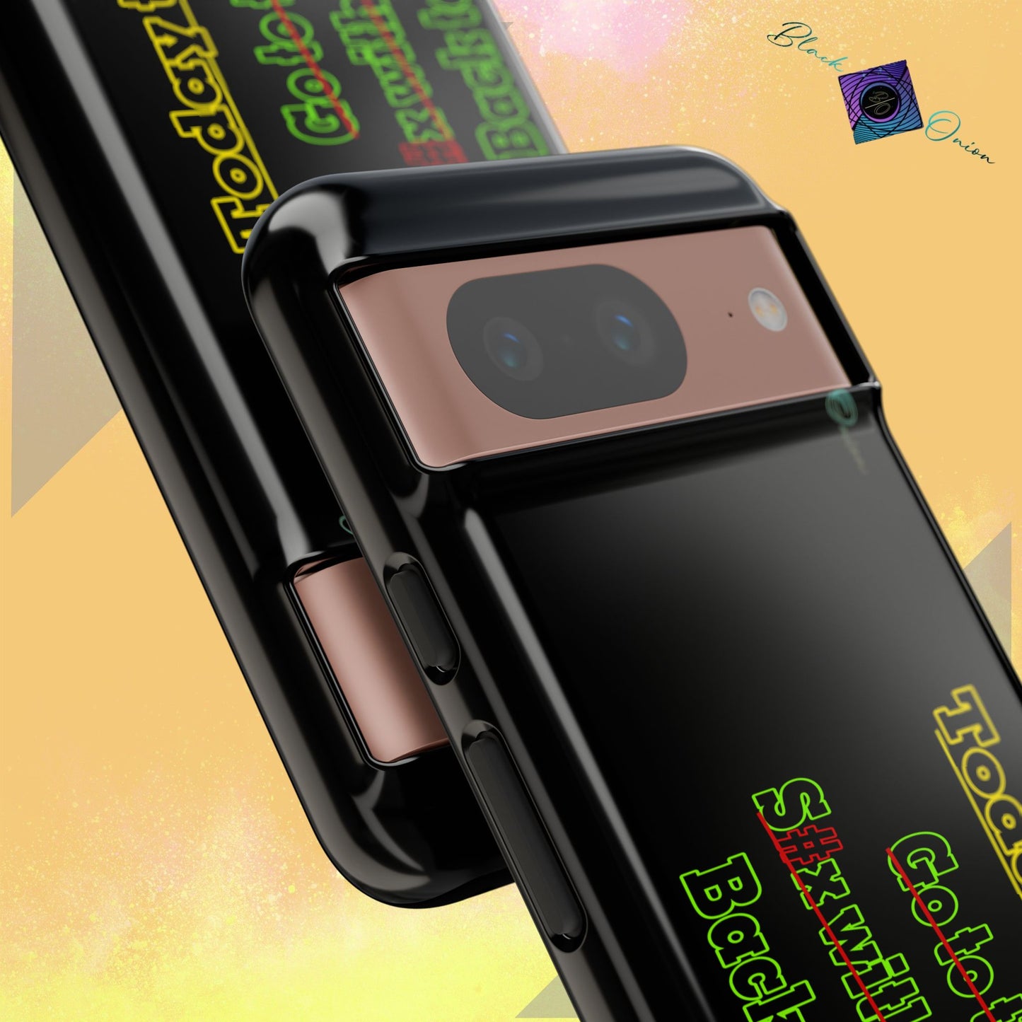 BlackOnion Brand New Phone Case - with Motivational Workout Motif’Today To Do List V2 ‘💪🔥🫵