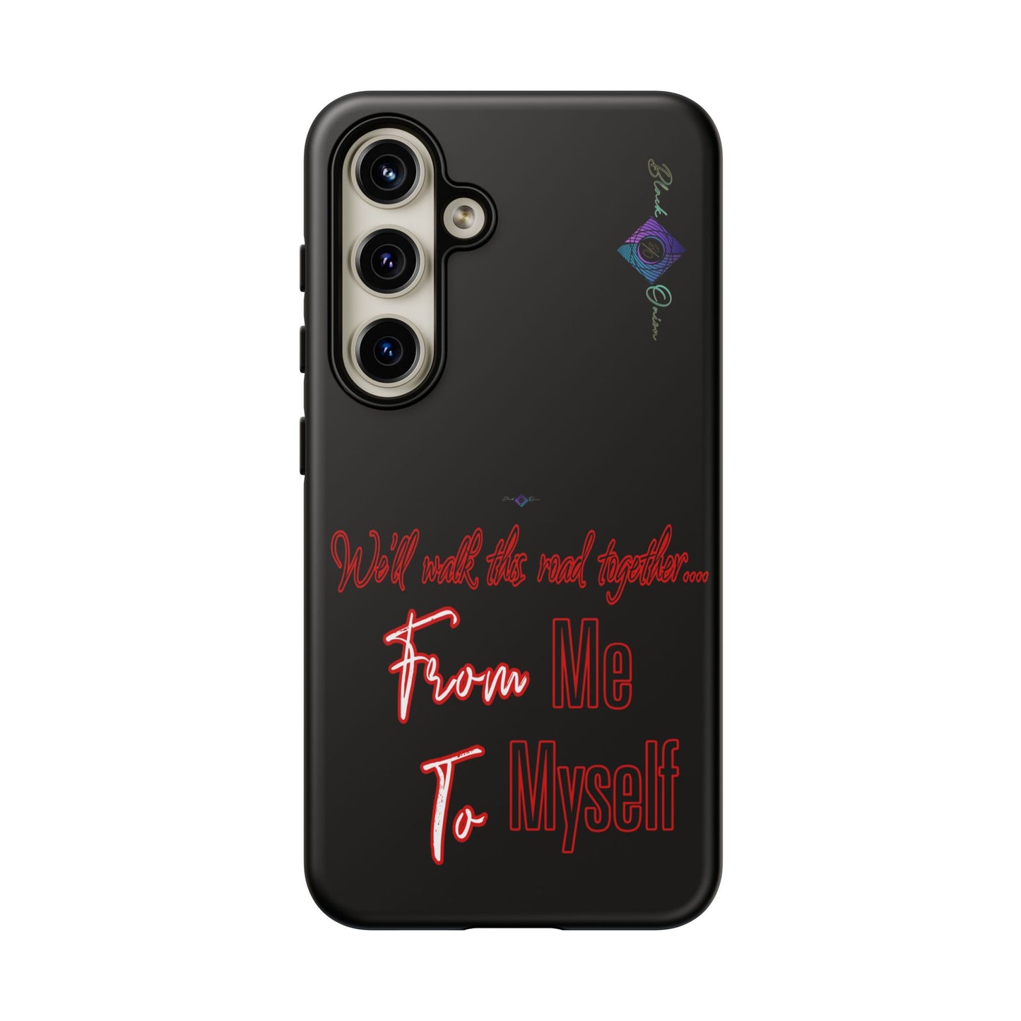 BlackOnion Brand New Phone Case - with Motivational Workout Motif’We’ll walk ‘💪🔥🫵