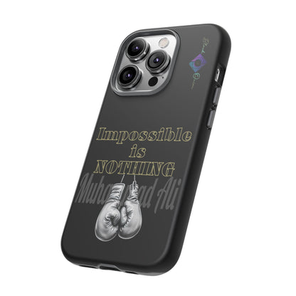 BlackOnion Brand New Phone Case - with Motivational Workout Motif ’Impossible ‘💪🔥🫵