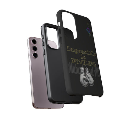 BlackOnion Brand New Phone Case - with Motivational Workout Motif ’Impossible ‘💪🔥🫵