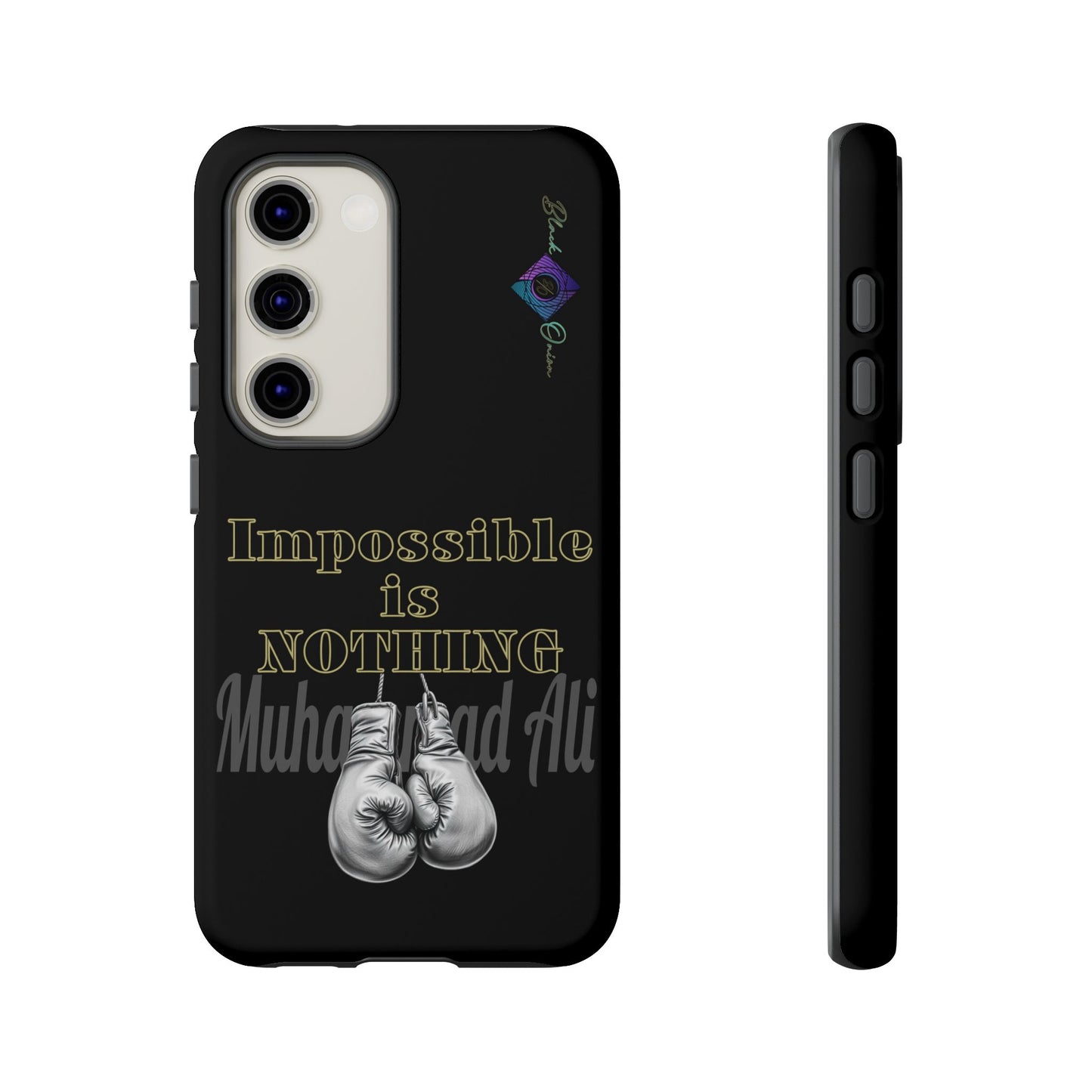 BlackOnion Brand New Phone Case - with Motivational Workout Motif ’Impossible ‘💪🔥🫵