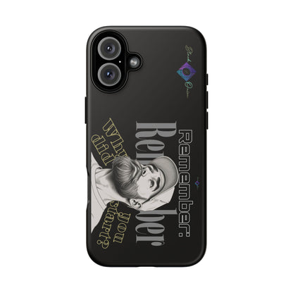BlackOnion Brand New Phone Case - with Motivational Workout Motif’Remember ‘💪🔥🫵