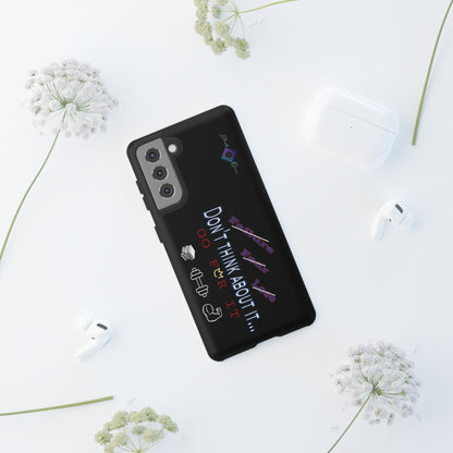 BlackOnion Brand New Phone Case - with Motivational Workout Motif’Don’t think ‘💪🔥🫵