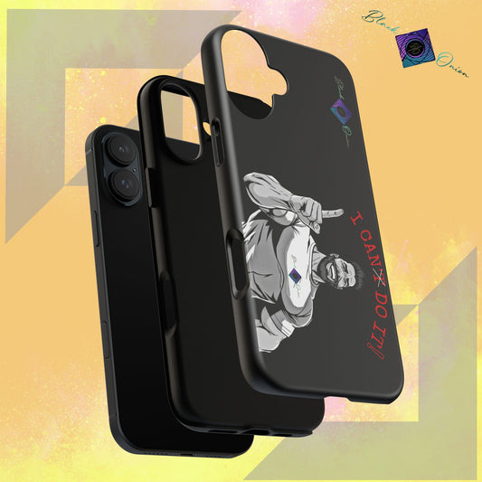 BlackOnion Brand New Phone Case - with Motivational Workout Motif’I Can Do It ‘💪🔥🫵