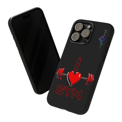 BlackOnion Brand New Phone Case - with Motivational Workout Motif’I Love Gym ‘💪🔥🫵