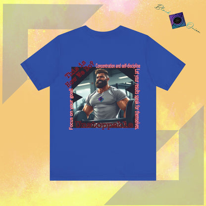 BlackOnion T-Shirt with Workout Motif “Unstoppable “💪🔥🫵