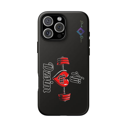 BlackOnion Brand New Phone Case - with Motivational Workout Motif’Ájj Láv Dzsim ‘💪🔥🫵