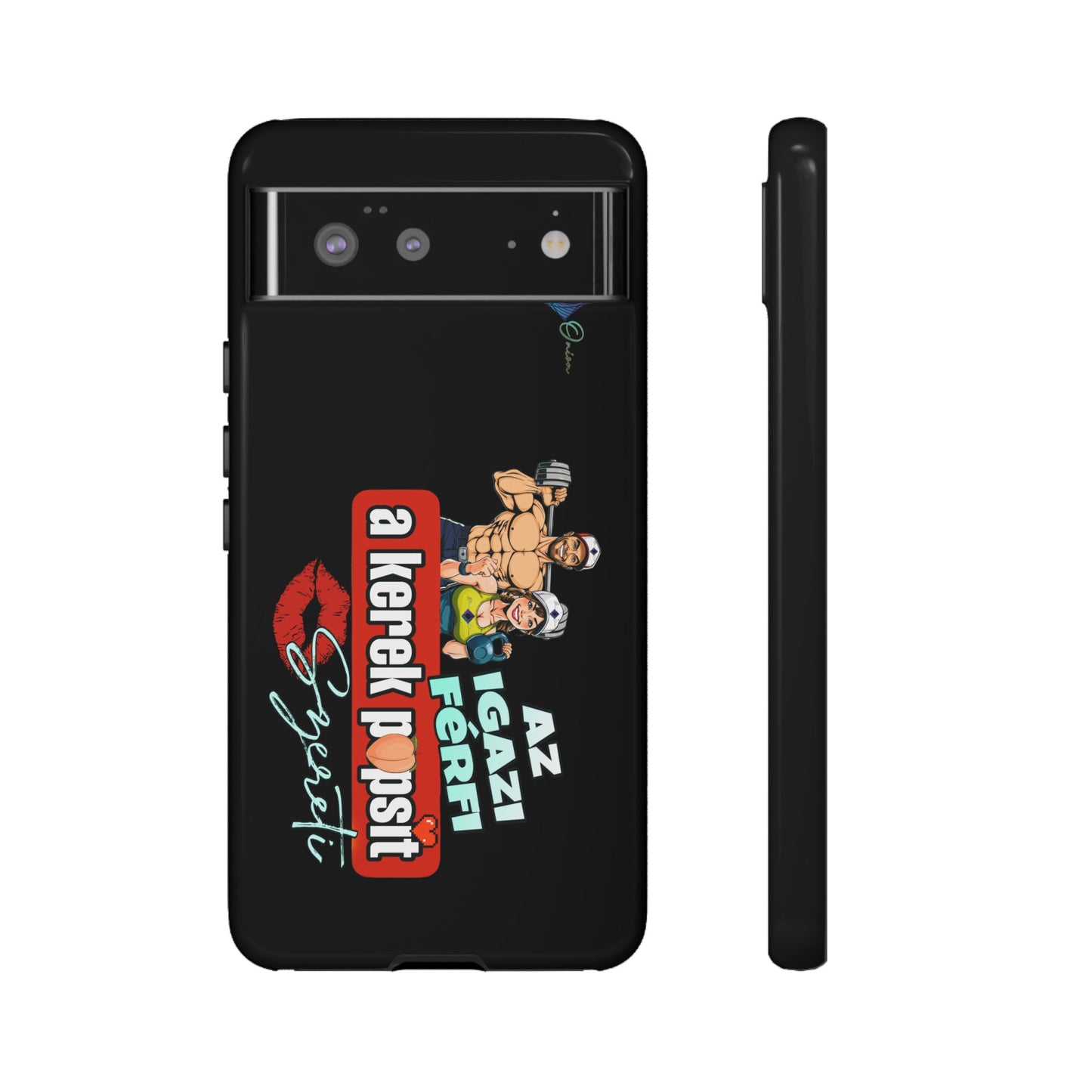 BlackOnion Brand New Phone Case - with Motivational Workout Motif ‘Az igazi férfi ‘💪🔥🫵