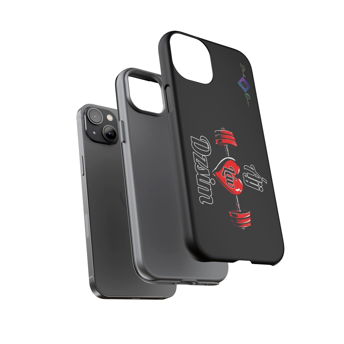 BlackOnion Brand New Phone Case - with Motivational Workout Motif’Ájj Láv Dzsim ‘💪🔥🫵