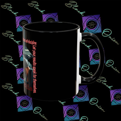 BlackOnion Coffee Mug - 11oz with Workout Motif ‘Unstoppable’🔥💪🫵