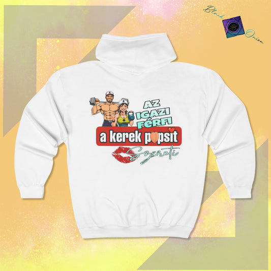 BlackOnion Heavy Blend Zip Hoodie for Ladies -‘ Kerek popsi ‘💋💯🌸
