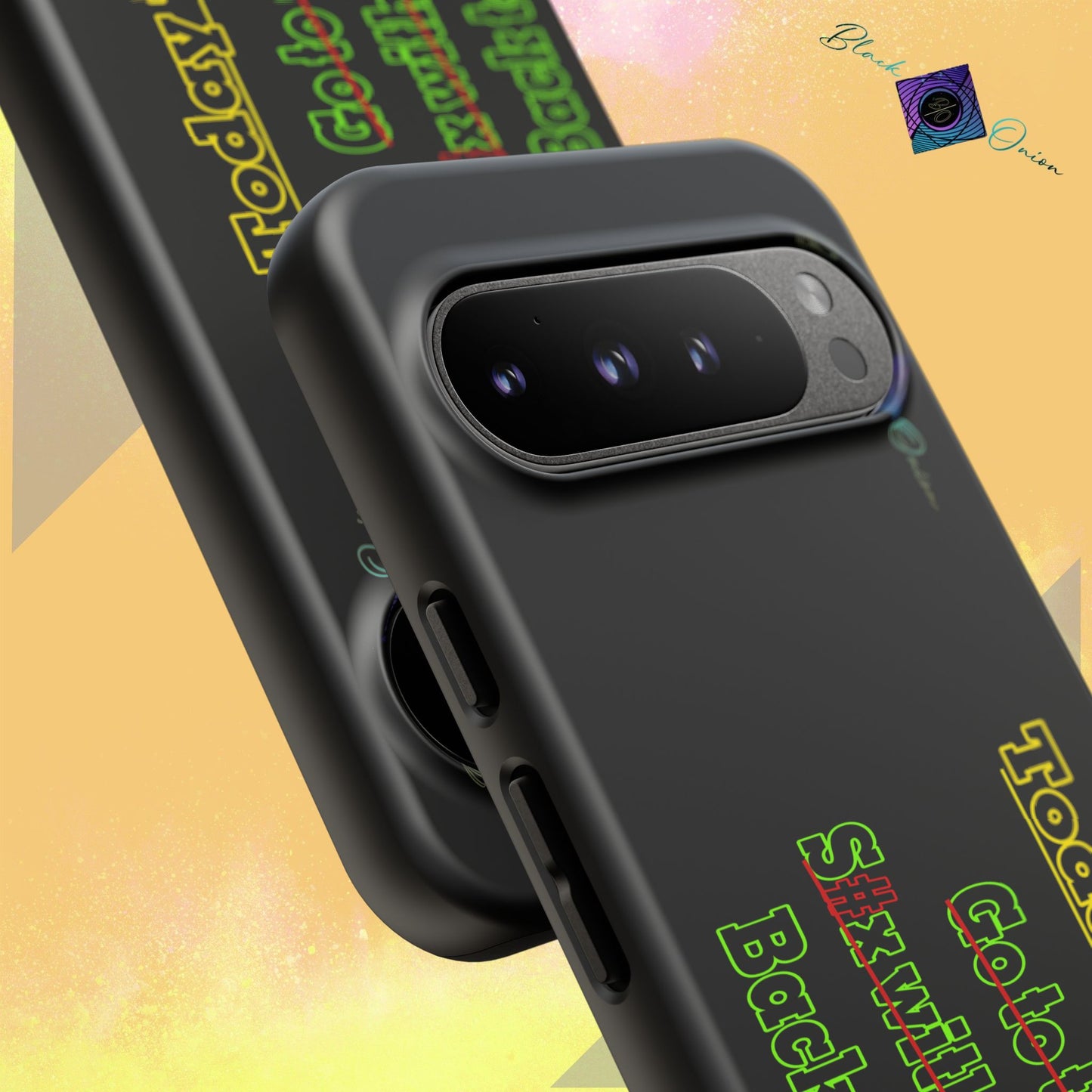BlackOnion Brand New Phone Case - with Motivational Workout Motif’Today To Do List V2 ‘💪🔥🫵