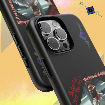 BlackOnion Brand New Phone Case - with Motivational Workout Motif’Unstoppable ‘💪🔥🫵