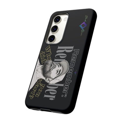 BlackOnion Brand New Phone Case - with Motivational Workout Motif’Remember ‘💪🔥🫵