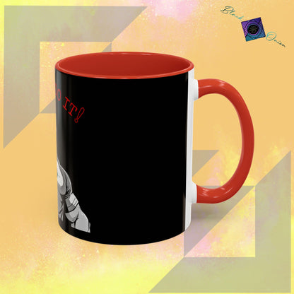 BlackOnion Coffee Mug - 11oz with Workout Motif ‘I Can Do It ’🔥💪🫵