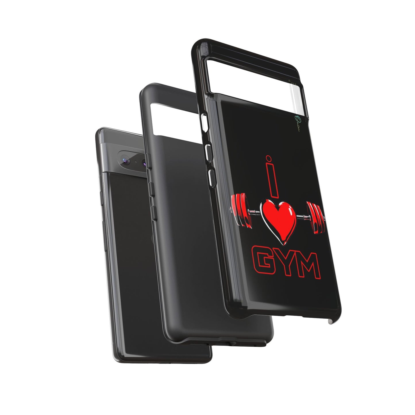 BlackOnion Brand New Phone Case - with Motivational Workout Motif’I Love Gym ‘💪🔥🫵