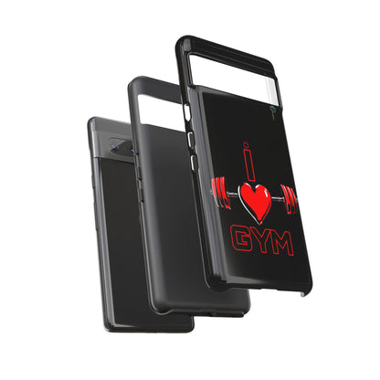 BlackOnion Brand New Phone Case - with Motivational Workout Motif’I Love Gym ‘💪🔥🫵