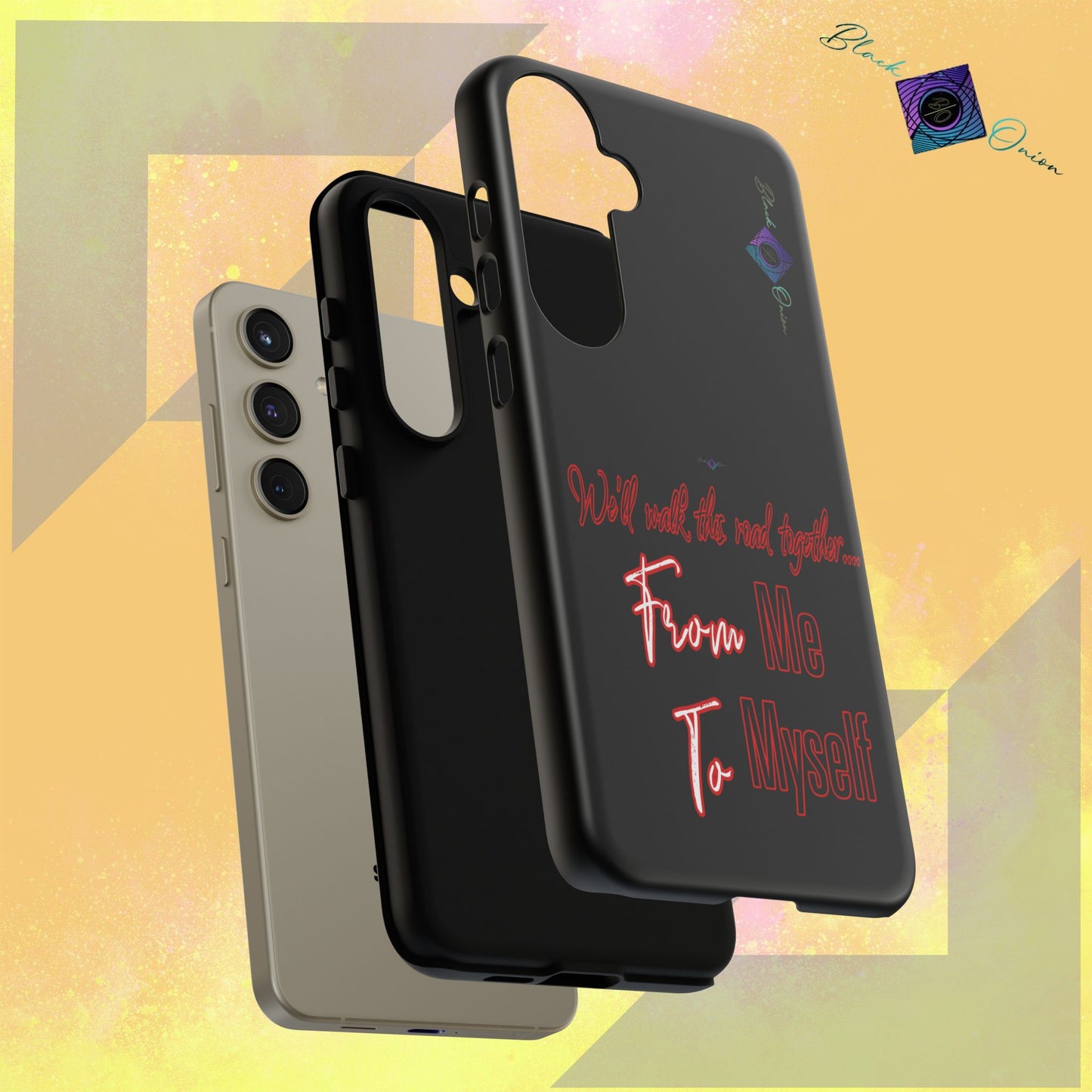 BlackOnion Brand New Phone Case - with Motivational Workout Motif’We’ll walk ‘💪🔥🫵