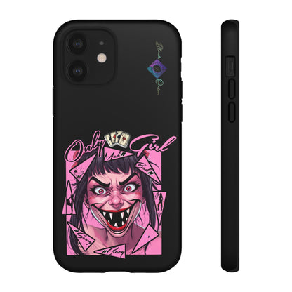 BlackOnion Brand New Phone Case - with Motivational Workout Motif’ Mad Girl💋🌸 ‘🔥🫵