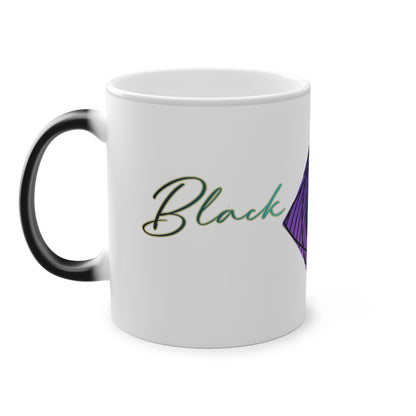 BlackOnion Color Changing Mug with Workout Motif  💪🔥🫵