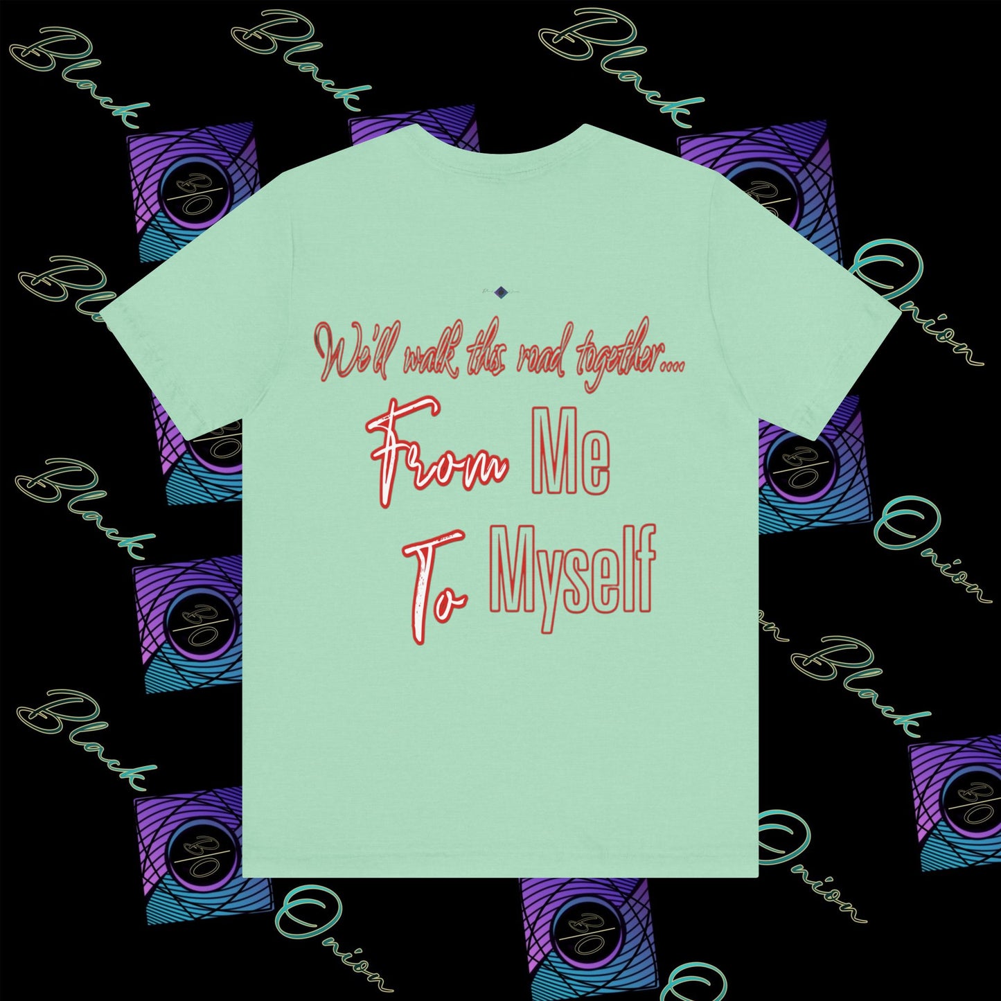 BlackOnion 'From Me ,To Myself' T-Shirt with Workout Motif V2 💪🔥