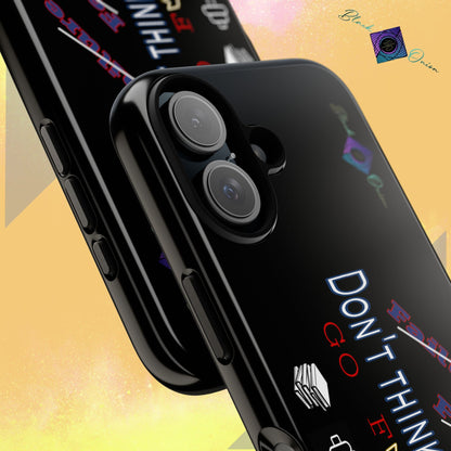 BlackOnion Brand New Phone Case - with Motivational Workout Motif’Don’t think ‘💪🔥🫵