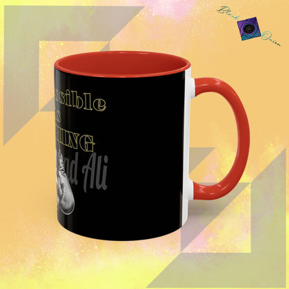 BlackOnion Coffee Mug 2 with Workout Motif ‘Impossible is NothingV2’🫵🔥💪