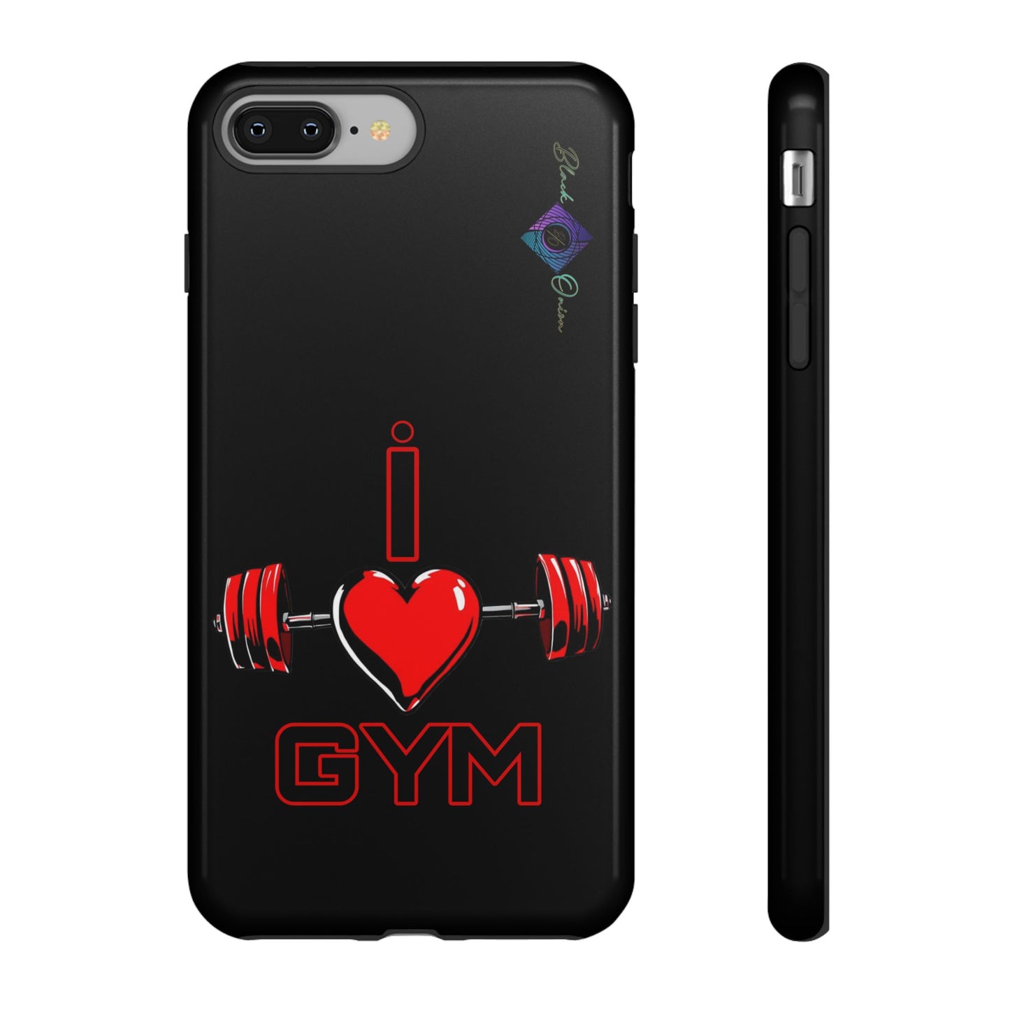 BlackOnion Brand New Phone Case - with Motivational Workout Motif’I Love Gym ‘💪🔥🫵