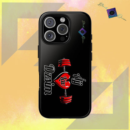 BlackOnion Brand New Phone Case - with Motivational Workout Motif’Ájj Láv Dzsim ‘💪🔥🫵
