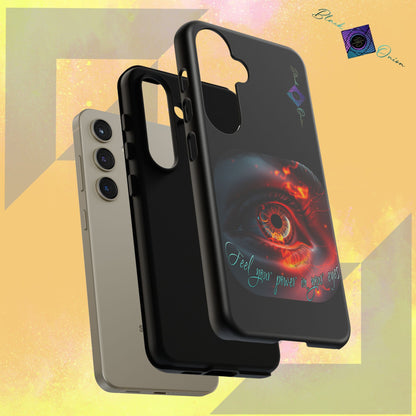 BlackOnion Brand New Phone Case - with Motivational Workout Motif ’Feel your power  ‘💪🔥🫵