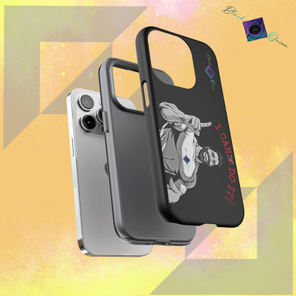 BlackOnion Brand New Phone Case - with Motivational Workout Motif’I Can Do It ‘💪🔥🫵
