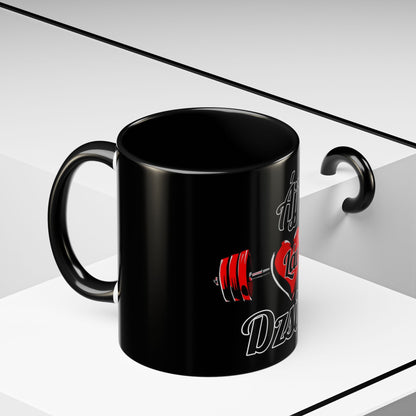 BlackOnion Coffee Mug Serial 2 with Workout Motif ‘ÁjjLávDzsim ’🫵🔥💪