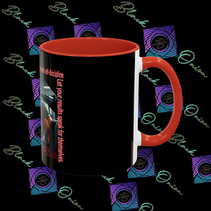 BlackOnion Coffee Mug - 11oz with Workout Motif ‘Unstoppable’🔥💪🫵