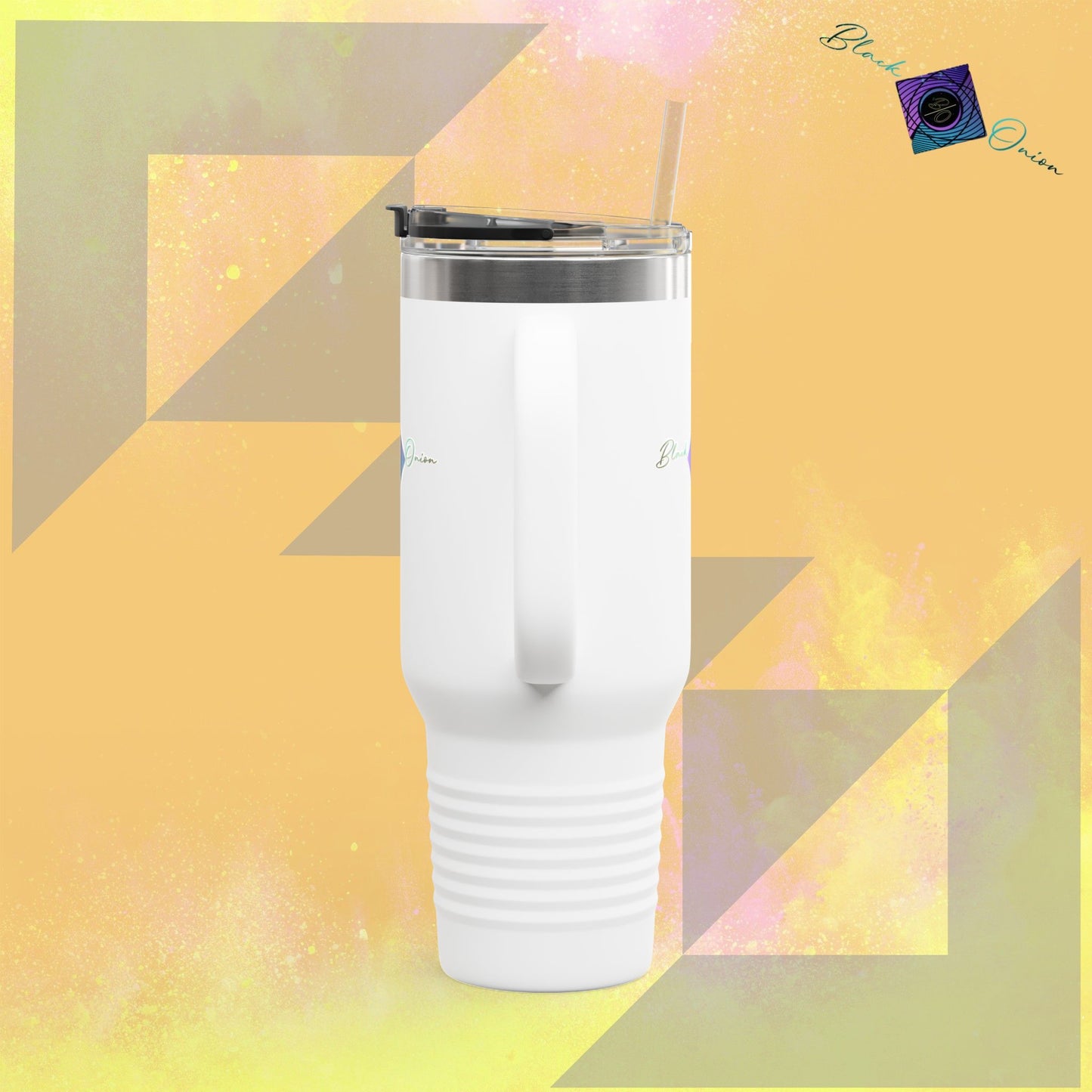 BlackOnion Travel Mug - 40oz with Straw