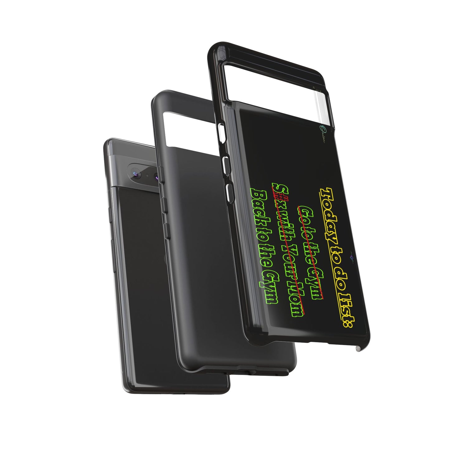 BlackOnion Brand New Phone Case - with Motivational Workout Motif’Today To Do List V2 ‘💪🔥🫵