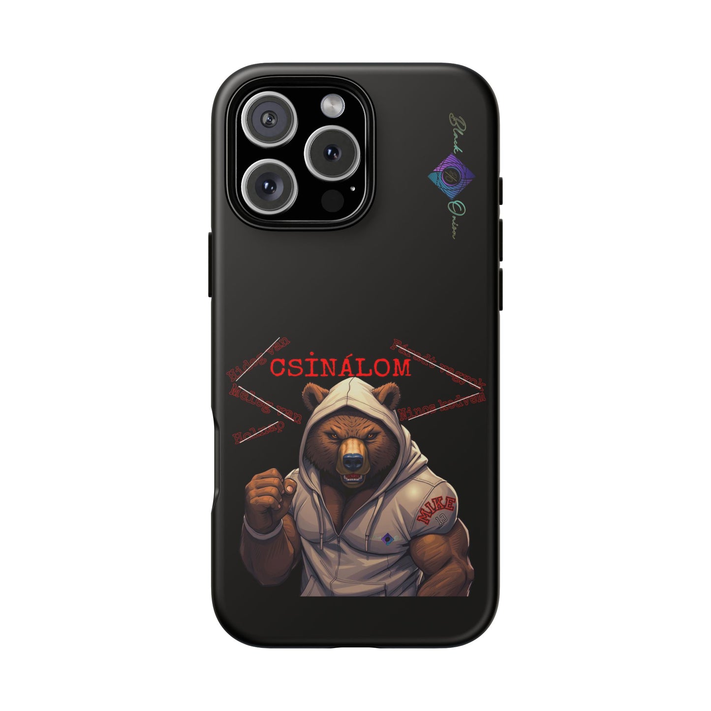 BlackOnion Brand New Phone Case - with Motivational Workout Motif ‘Csinálom ‘💪🔥🫵