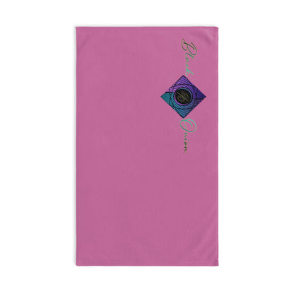 BlackOnion Chic Hand Towel with Stylish BlackOnion Design and Pink colour 🔥💪
