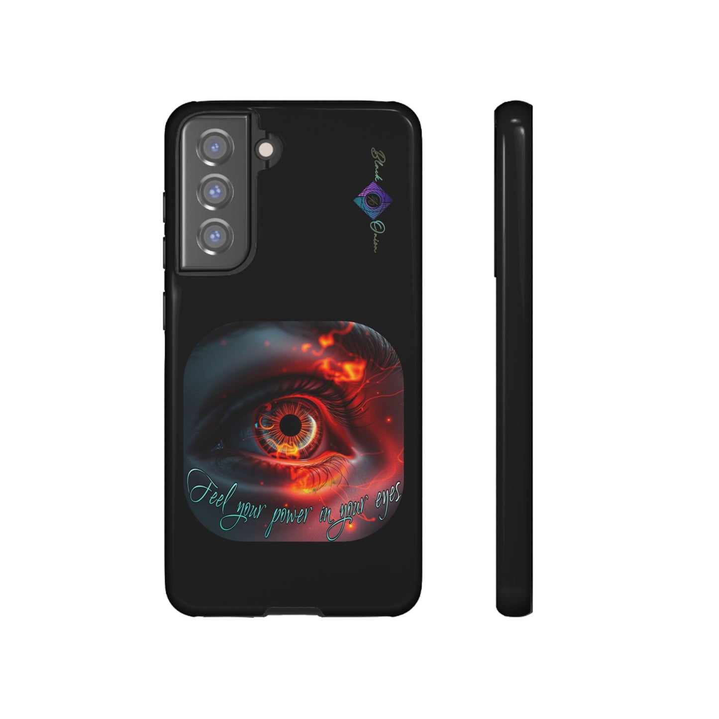 BlackOnion Brand New Phone Case - with Motivational Workout Motif ’Feel your power  ‘💪🔥🫵