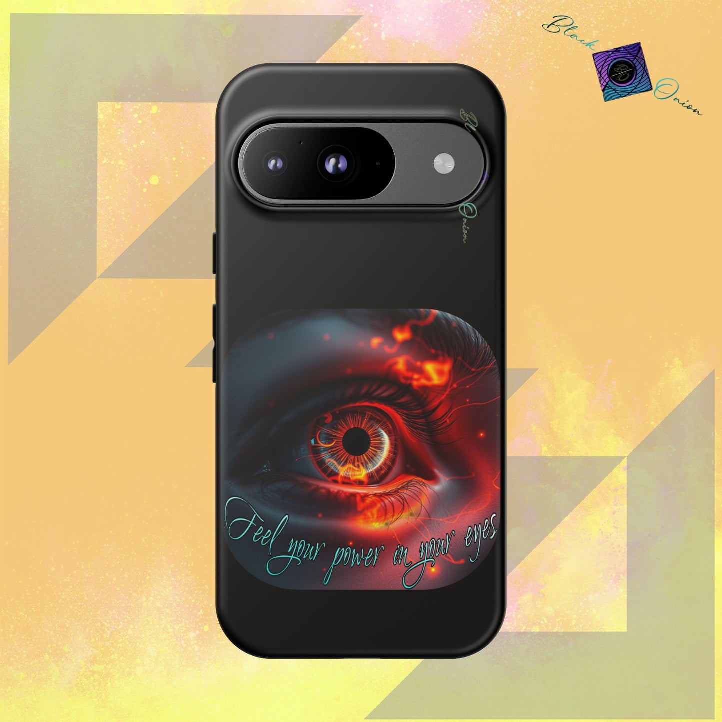 BlackOnion Brand New Phone Case - with Motivational Workout Motif ’Feel your power  ‘💪🔥🫵
