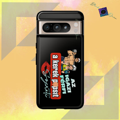 BlackOnion Brand New Phone Case - with Motivational Workout Motif ‘Az igazi férfi ‘💪🔥🫵