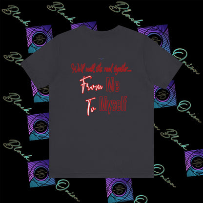 BlackOnion 'From Me ,To Myself' T-Shirt with Workout Motif V4💪🔥