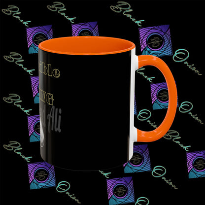 BlackOnion Coffee Mug - 11oz with Workout Motif ‘Impossible is nothing’🔥💪🫵
