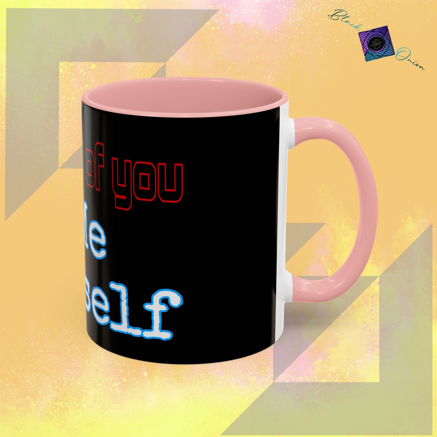 BlackOnion Coffee Mug 2 with Workout Motif ‘ I’m proud of you’🫵🔥💪