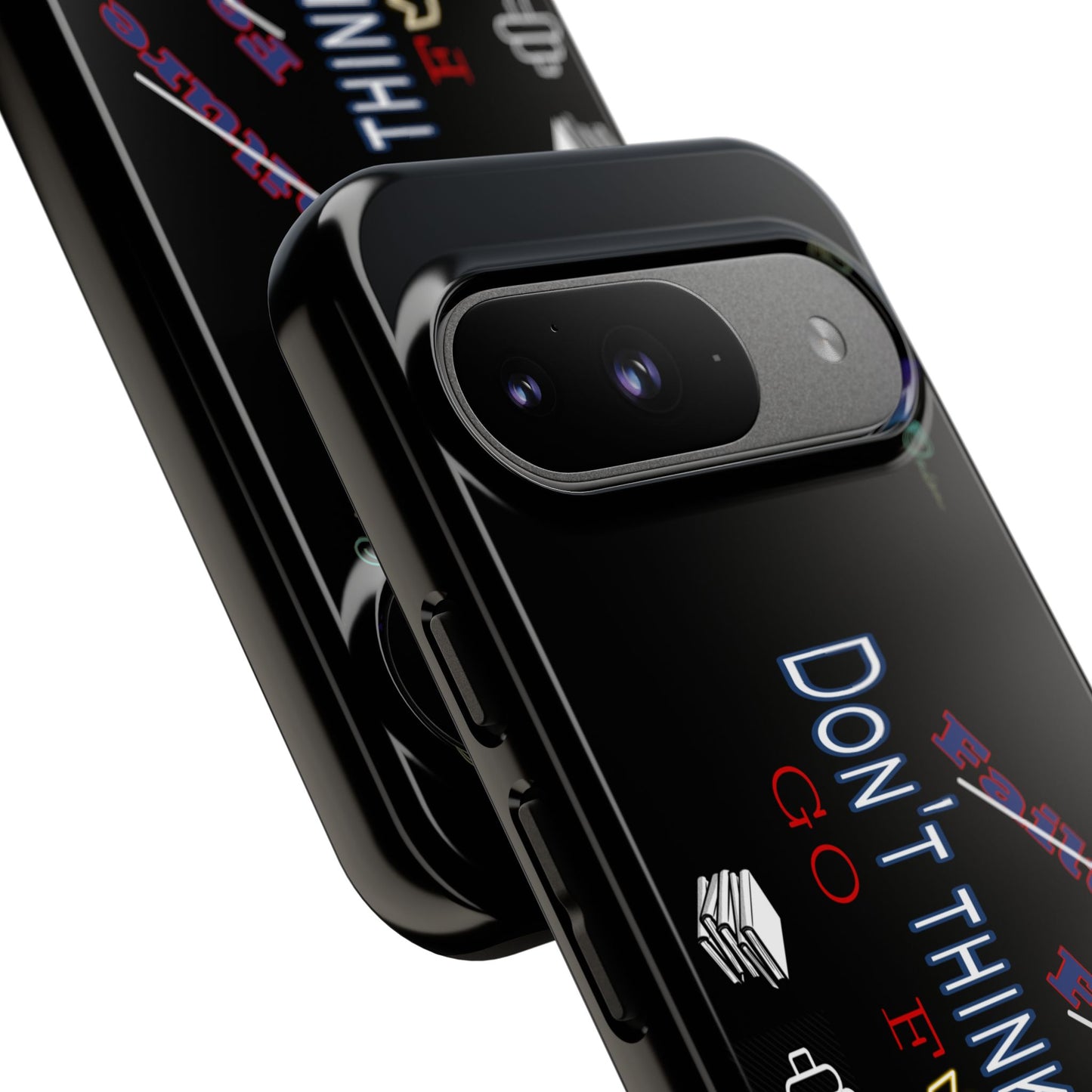 BlackOnion Brand New Phone Case - with Motivational Workout Motif’Don’t think ‘💪🔥🫵