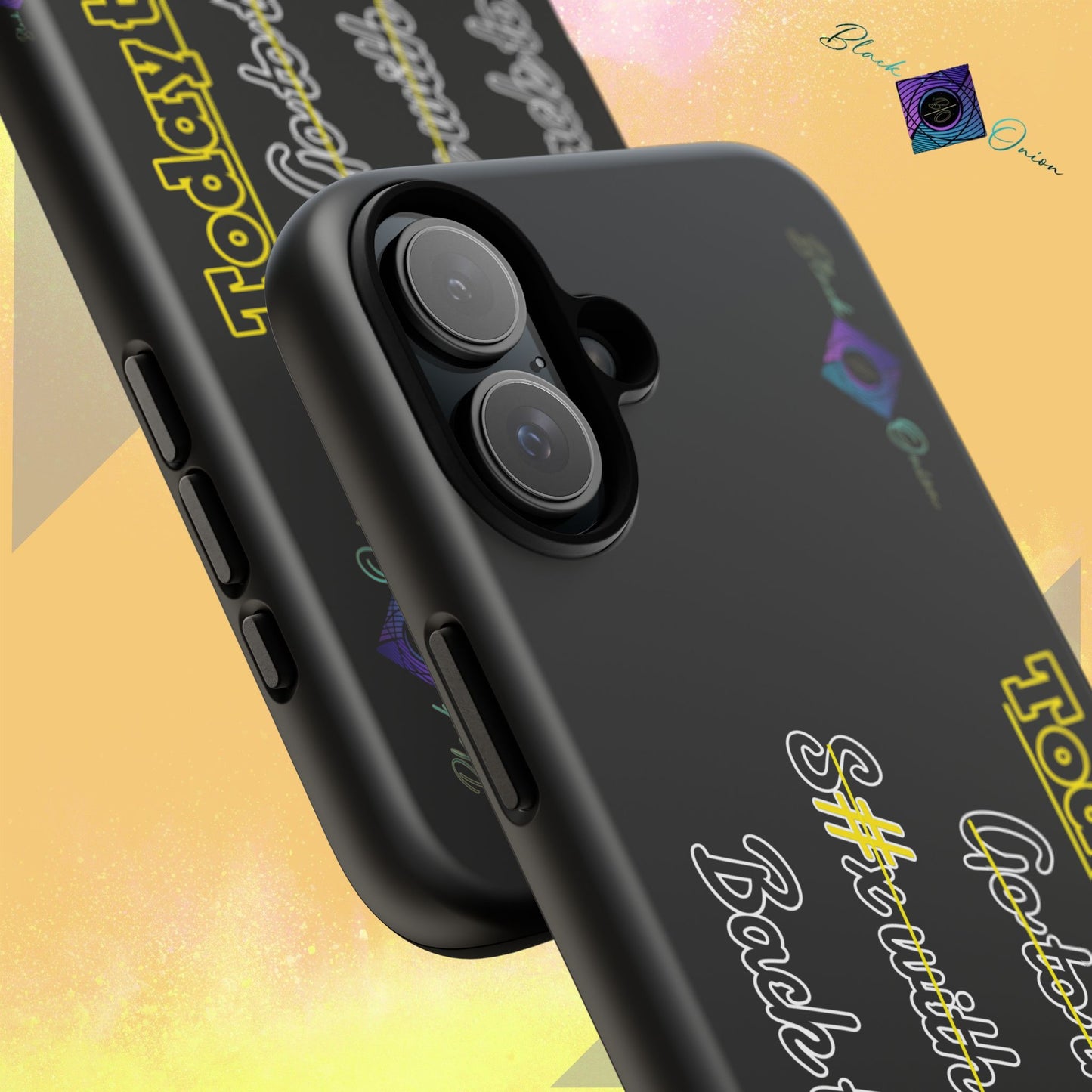 BlackOnion Brand New Phone Case - with Motivational Workout Motif’Today to do list ‘💪🔥🫵