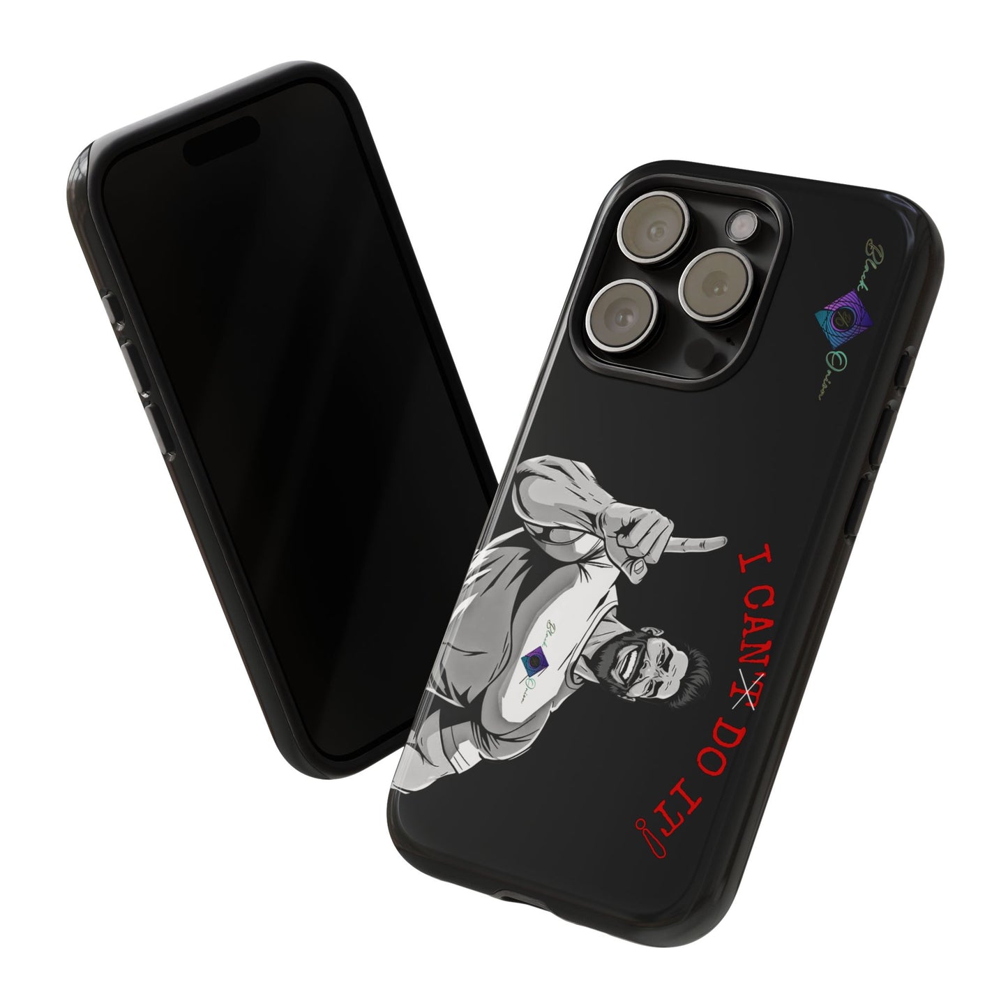 BlackOnion Brand New Phone Case - with Motivational Workout Motif’I Can Do It ‘💪🔥🫵